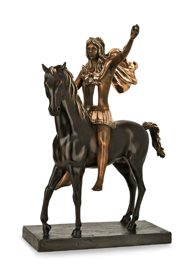 Surrealist Warrior by Salvador Dali - Bronze Sculpture